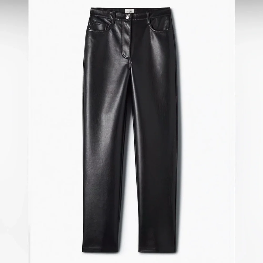 NWT Aritzia Wilfred Melina Pants Black - Picture 1 of 10